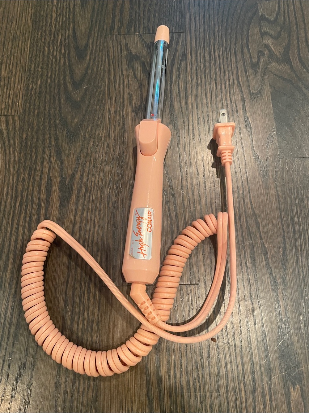 Conair Curl Mini Curling Iron in Pink- Compact Styling Wand